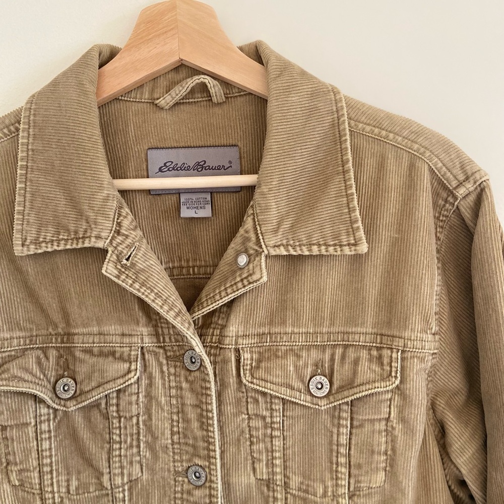 Eddie Bauer Corduroy Jacket size Large